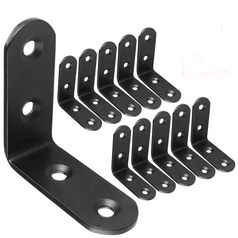 black metal corner brackets|corner braces for wood lowe's.